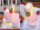 shake truskawkowy z lodami
