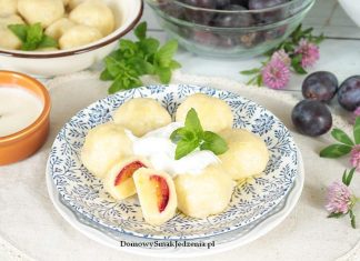 knedle serowe ze śliwkami