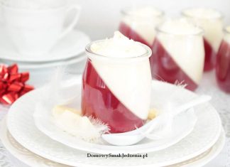 panna cotta z galaretką