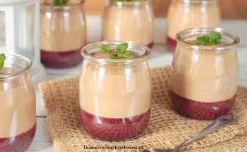 mus czekoladowy z malinami