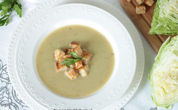 zupa krem ze świeżej kapusty