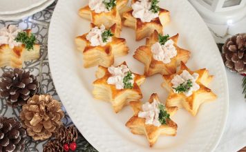 gwiazdki francuskie nadziane pastą