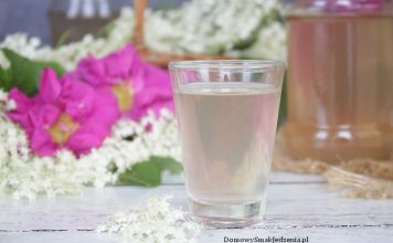 syrop z kwiatów czarnego bzu oraz róży