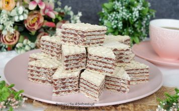 domowe wafle z mlekiem w proszku jak z PRLu